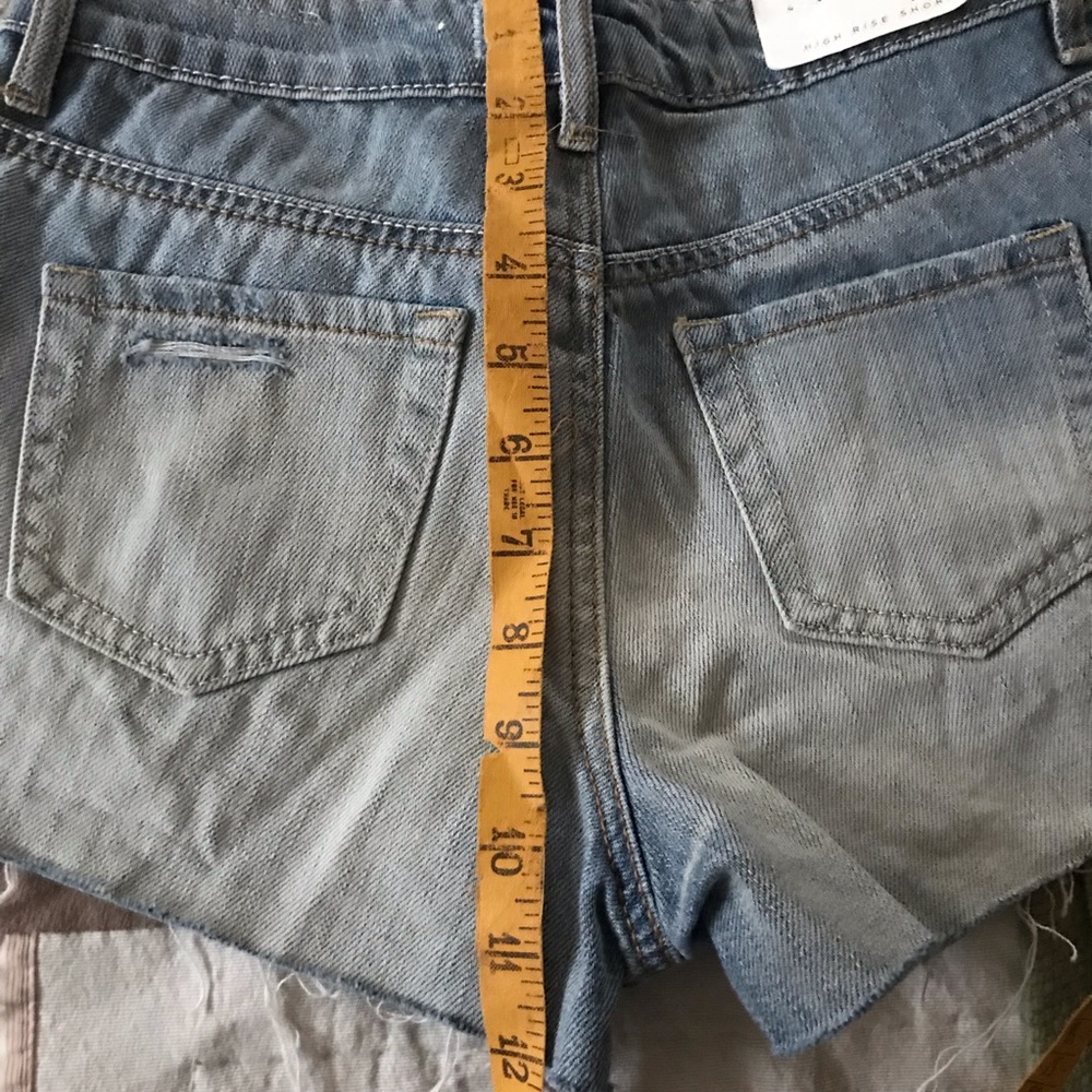 NWT Pacsun High Rise Denim Shorts Size 22 - Picture 8 of 8